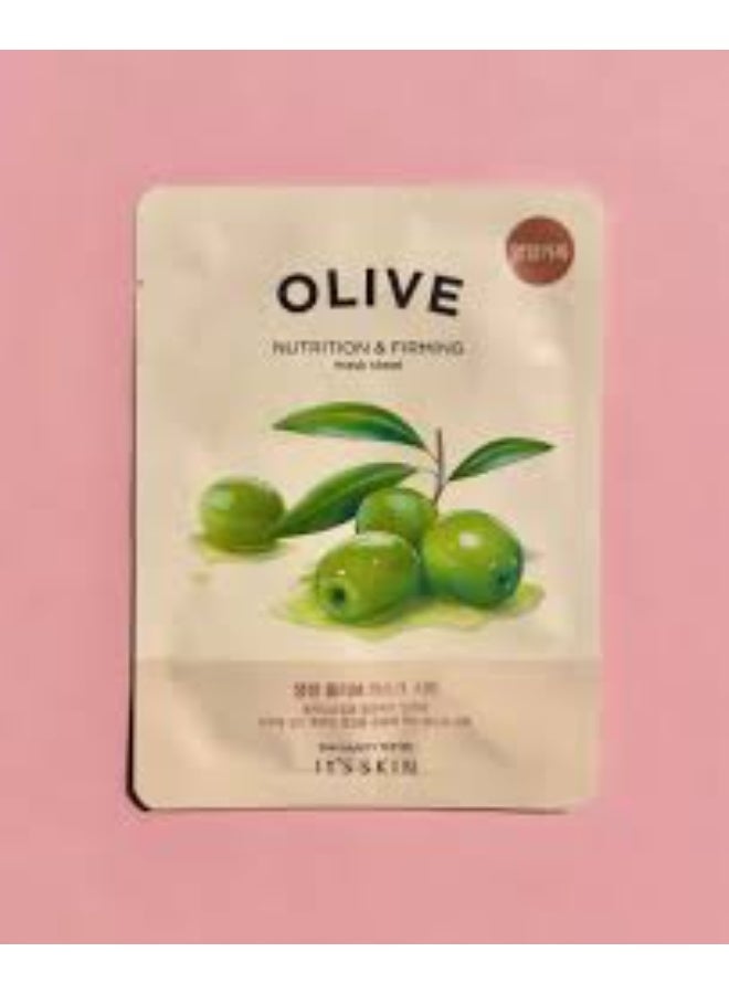 Its Skin It'S Skin The Fresh Nutrition & Firming Mask Sheet Olive 22g - Image 4